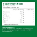 Premium Glucosamin + Chondriotin + MSM + Mastic + Curcumin (750mg) | Knochen & Gelenkgesundheit (1 Flasche-180 Kapseln-6mo Versorgung) | Vitamin für Gelenkunterstützung | Non-GMO & Gluten Free
