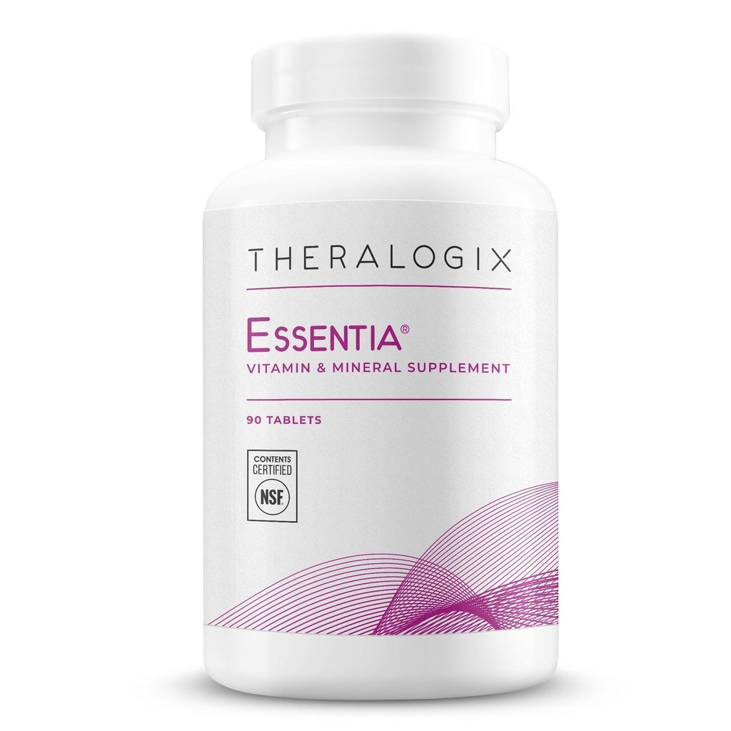 Theralogix Essentia Multivitamin per le donne - 90-Day Supply - Multivitamina Quotidiano femminile - Supporta la Salute Immune & Bone Salute - Include Vitamina C, Vitamina D, Zinc & More - Certificato NSF - 90 compresse