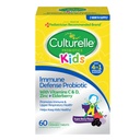 Culturelle Immune Defense Probiotic mit Vitamin C, Vitamin D und Zink + Elderberry, Non-GMO, 4-in-1 Immune Unterstützung für Kinder Alter 3+*, gemischte Berry Chewables, 60 Count
