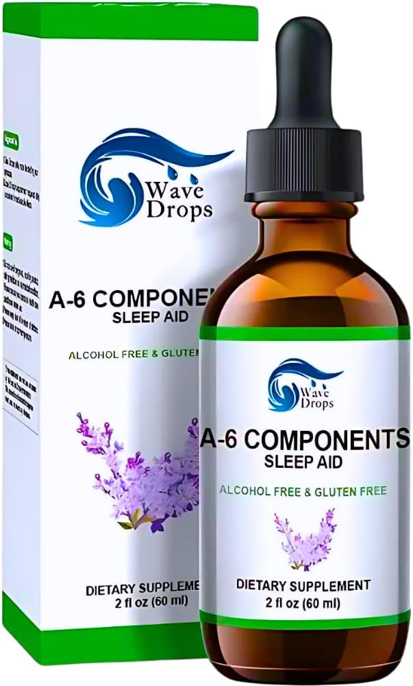 "Schlafhilfe Tropfen spezielle Formel mit Valerian Root, Melatonin, Kamille, Lavender, Rhodiola Rose und Vitamin B6 Schlafunterstützung