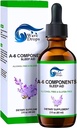 "Sleep Aid Drops Formula speciale con radice valeriana, melatonina, camomilla, lavanda, rosa Rhodiola e vitamina B6 Sleep Support
