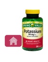Spring Valley Kalium 99 mg, 250 Count + STS Aufkleber.