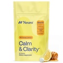 NeuroGum Calm & Clarity Mints (Limone di miele, 90 pezzi) | GABA + L-teanina + vitamina D3 | Zucchero Mood & Stress Relief Supplemento