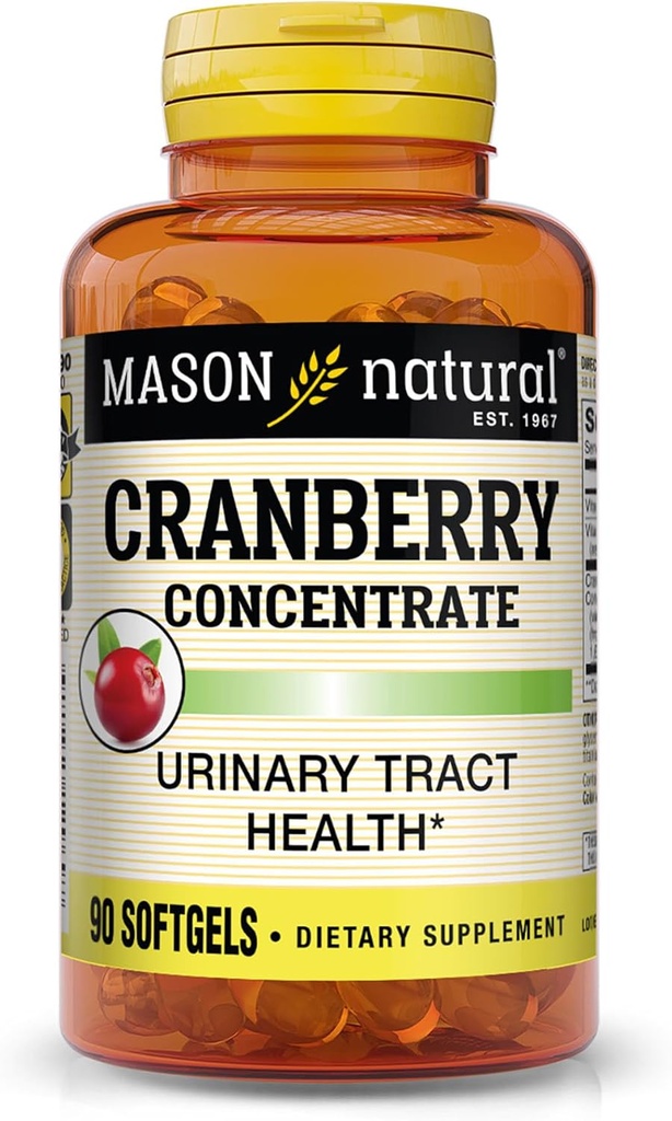 MASON Cranberry NATURAL 12:1 Concentrato con vitamina C & E, Supporta Immune & Urinary Health, 90 capsule