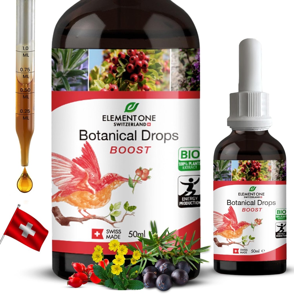 Gocce botaniche naturali Boost, gocce di controllo del metabolismo e del peso, gocce liquide per le donne e gli uomini, migliore controllo grasso naturale e gocce di supporto immunitario (50ml)