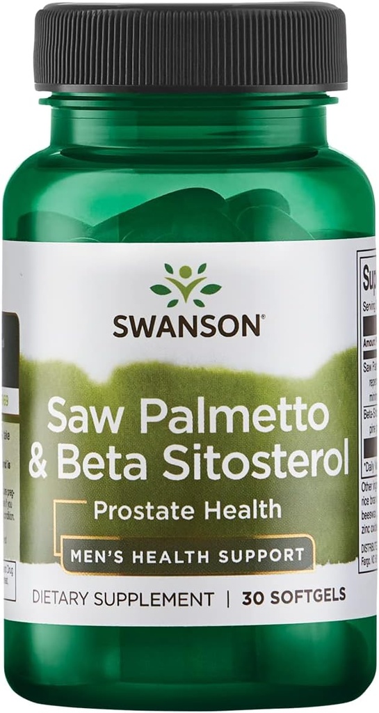 Swanson Saw Palmetto und Beta Sitosterol 30 Sgels