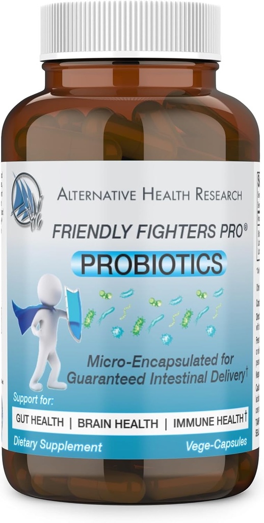 Freundliche Kämpfer Pro® Probiotic | 3 Monat Versorgung | Männer & Frauen | Verdauungs- und Immungesundheit* | Gesunde Entzündung* & Allergie Relief* | Mikroverkapselt für garantierte Lieferung | Sicherer täglicher Gebrauch