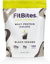 Boba Whey Protein Isolate (Sesamo Nero), 5.9g BCAA, Gluten Free, Zero, Zucchero, Bubble Tea Protein Powder