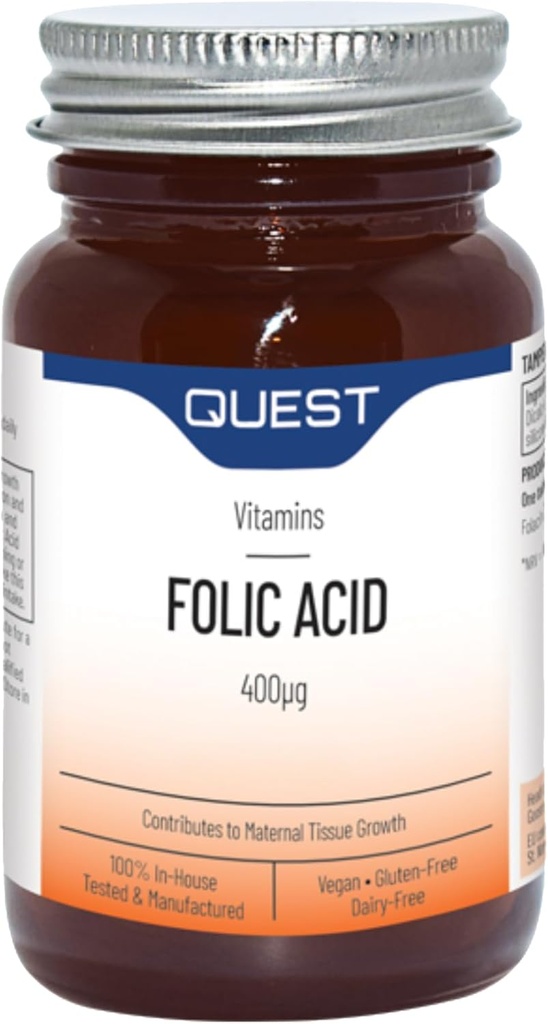 Quest Folic Acid 400Mcg - 90 Tabletten
