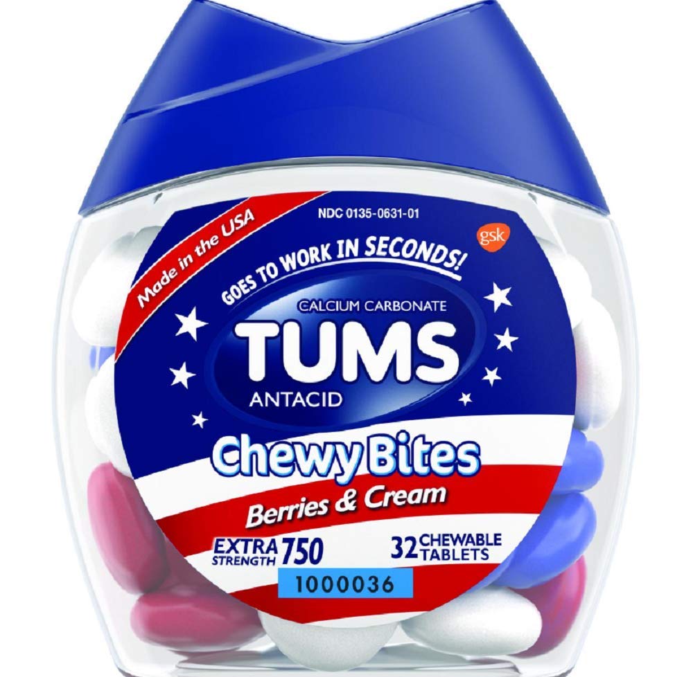 TUMS Chewy Bites Beeren & Creme - 32 Zähler