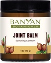 Baume d'articulation Banyan Botanicals – Baume biologique pour les articulations avec Boswellia et Guggulu – pour soutenir les articulations confortables et la santé globale conjointe – 4 oz – Non-OGM source durable sans pétrole