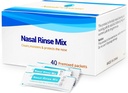 40 Pre-Mixed Saline Packets Sinus Rinse für Neti Pots und Nasal Bewässerungssysteme, Salzpackungen Effektive Sinus Rinse für Allergien & Congestion