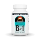 Source Naturelle Vitamine B-1 Thiamine 500mg - Haute puissance, 500mg - 50 comprimés