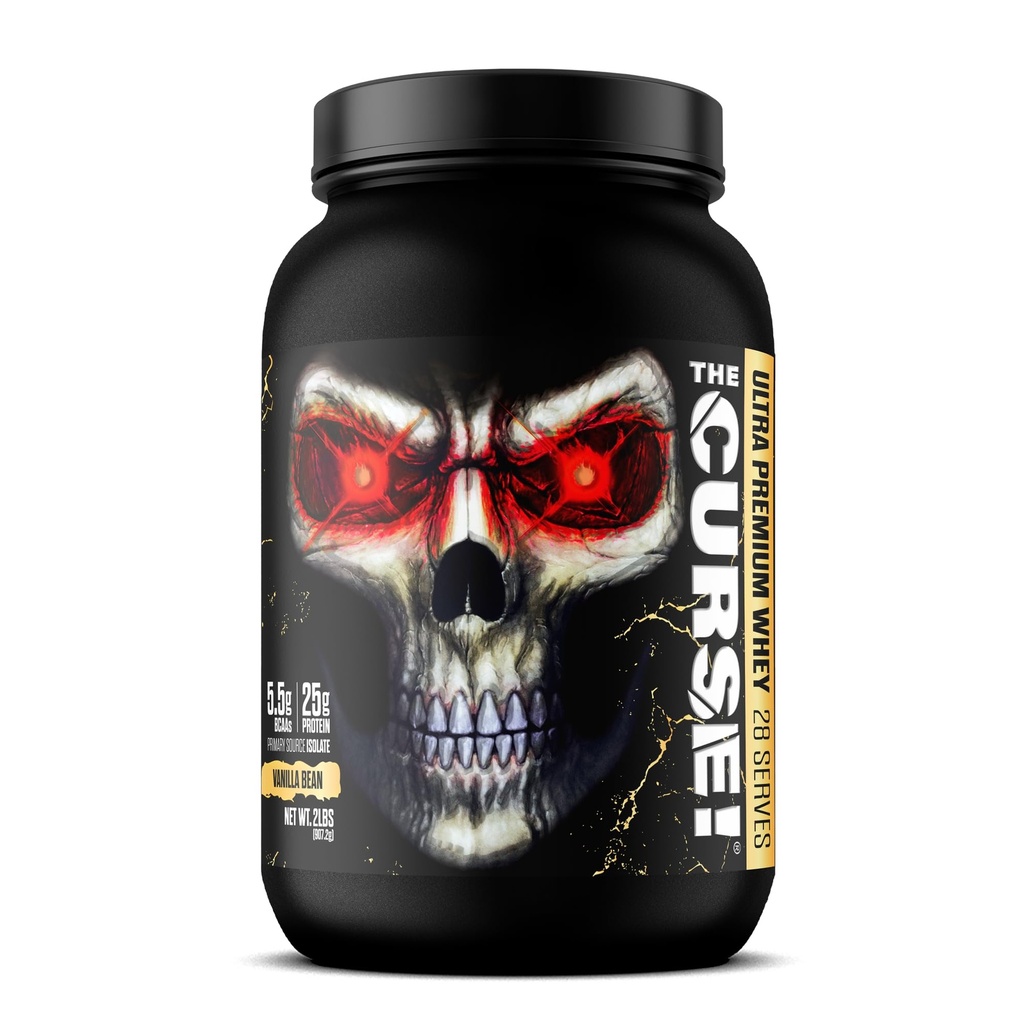 Der Fluch! Ultra Premium Whey Protein Pulver Vanilla Bean 2lb | 25g Protein Pro Serve, Primärquelle Whey Isolate