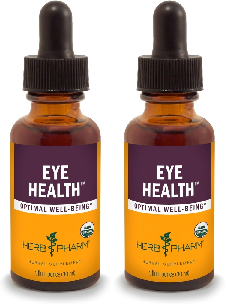 Kräuter Pharm-Augen-Gesundheit flüssige Kräuterformel mit Bilberry und Goji-Flüssigextrakten - 1 Unze (Pack von 2)