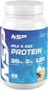 Milk & Egg Protein Powder | 26g Protein | 28 Servings | Perfetto per lo stomaco sensibile | no Bloating | Build Muscle | Protein for Sensitive stomacos French Vanilla