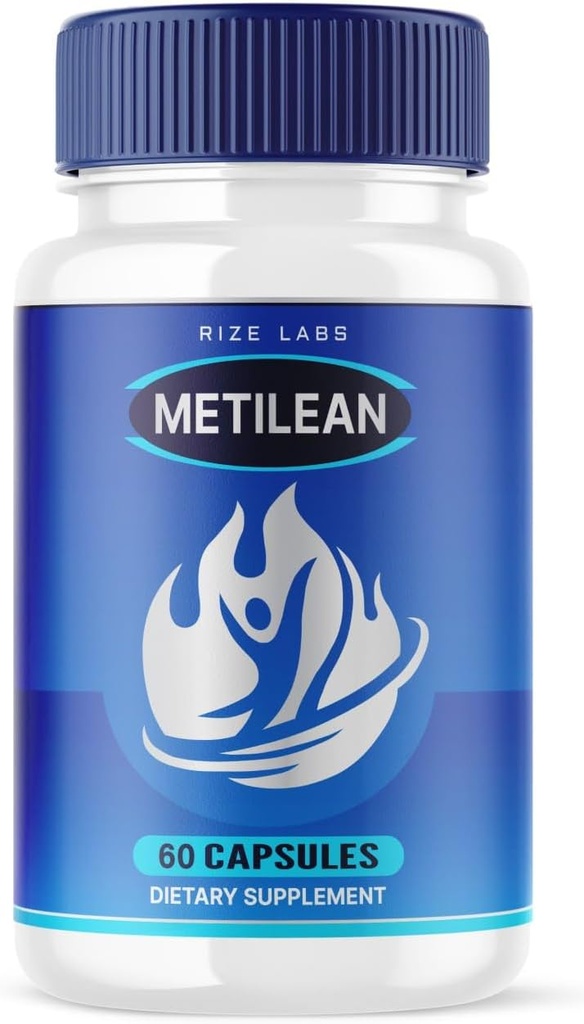 Supplément de perte de poids de Metilean, pilules diététiques de Metilean à fondre gras ventre Stubborn, formule avancée de Metilean à perdre livres, Pastilles de Metilean Avis (60 capsules)