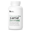 L-méthylfolate 15mg plus méthyl B12, D3, Taurine et NAC.