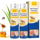 2 PCS PsoriaHeal Bee Venom Psoriasis Behandlung Spray, Psoriasis Relief Spray, Bienen Venom Psoriasis Spray, Pure Natural Bee Venom Reparatur Spray, Bienengift für alle Hauttypen