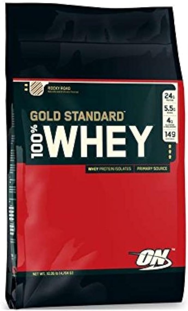 Optimum Nutrition Or Standard 100% Whey Fraise délicieuse - 10 lbs