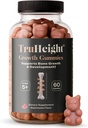 TruHeight Growth Gummies (Watermelon) Integratore di crescita e sviluppo naturale per bambini e adolescenti - Vitamina D, K, Calcium & Ashwagandha - Vitamine di Bone Forza D3 K2 - Vitamina di Eatro di Picky - Età 5+