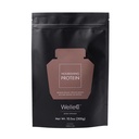 WelleCo polvere vegetale di proteine di cioccolato, miscela di riso e di pea marrone organico, 16g proteine per porzione, supplemento senza latticini per l'energia, il recupero e la nutrizione quotidiana, 10.5 oz