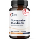 Designs für Gesundheit Glucosamin Chondroitin - Glucosamin Sulfat + Chondroitin Sulfat Supplement - Unterstützt gesunde Gelenkfunktion (120 Kapseln)