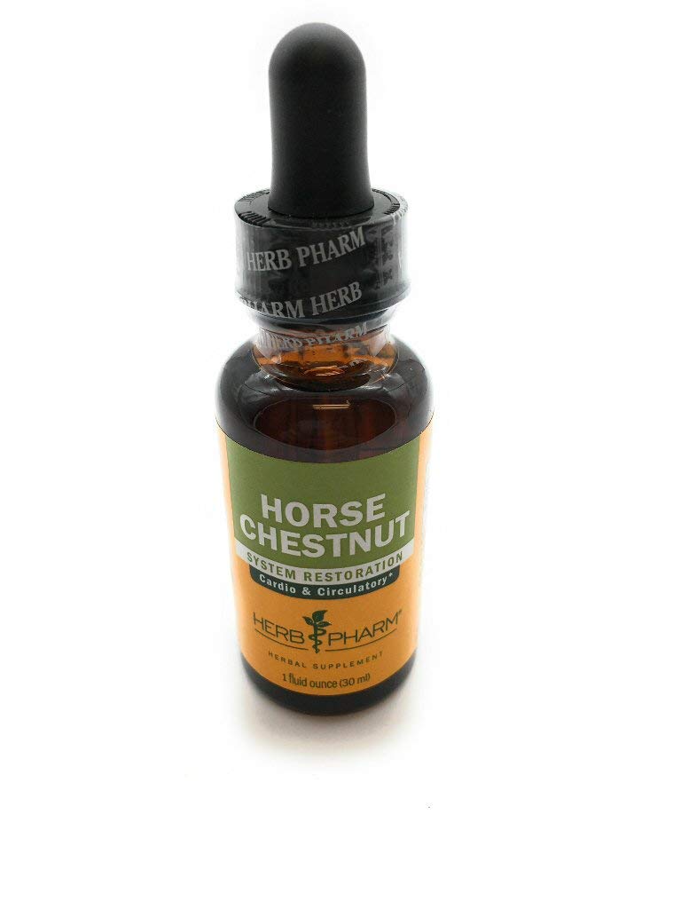 Estratto di liquido di arbusto di erbe per vene sane e circolazione, castagno di cavallo, 1 Fl Oz