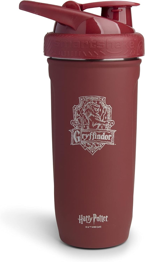 Smartshake Reforce Acier inoxydable Harry Potter Gryfindor Shaker Bouteille (900 ML / 30 oz)
