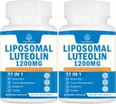 1200MG Liposomal Luteolin Supplemento - Assorbimento massimo, Antiossidante Boost per il cervello 120 capsule