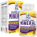 Supplemento multiminerale di 2 mesi (gratuito di ferro) Multiminerali naturali | Integratori minerali multipli ad alta potenza (15-in-1) Formula minerali miscelati | Complesso minerale | Alimentatore di carica di 60 giorni | 120 compresse