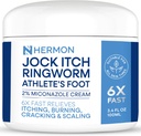 Jock Itch Antifungal Cream, Ringworm Behandlung für Menschen, Psoriasis Behandlung, Psoriasis Kopfhautbehandlung, Ringworm Creme für Menschen, Fuß & Körper Balm, bietet beruhigende Relief-100g