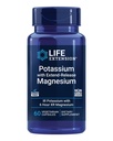 Potassio di Estensione della vita con Magnesio Extend-Release – Integratore di salute del cuore per il supporto della pressione sanguigna con due minerali essenziali – Non OGM, vegetariano, senza glutine – 60 capsule