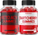 Keto ACV Gummies (90 conte) Advanced Weight Loss Formula Support Digestione sana & Metabolismo - Gummie di Ciliegia di Tart (90 conte) Supporto a livello di acido urico con Estratto di semi di Celery - NON OGM & Made in US