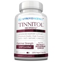 Genehmigte Wissenschaft Tinnitol - Tinnitus Support Supplement - Ease Ringing in The Ears - Boost Inner Ear Health - 60 Kapseln - Made in USA
