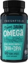 Ocean Saving Omega, Algae Omega 3, DHA Supplement, 2-Month Supply, Sustainable Sourced, Höchste Ebenen von DHA pro Kapsel (440 mg), w/DPA