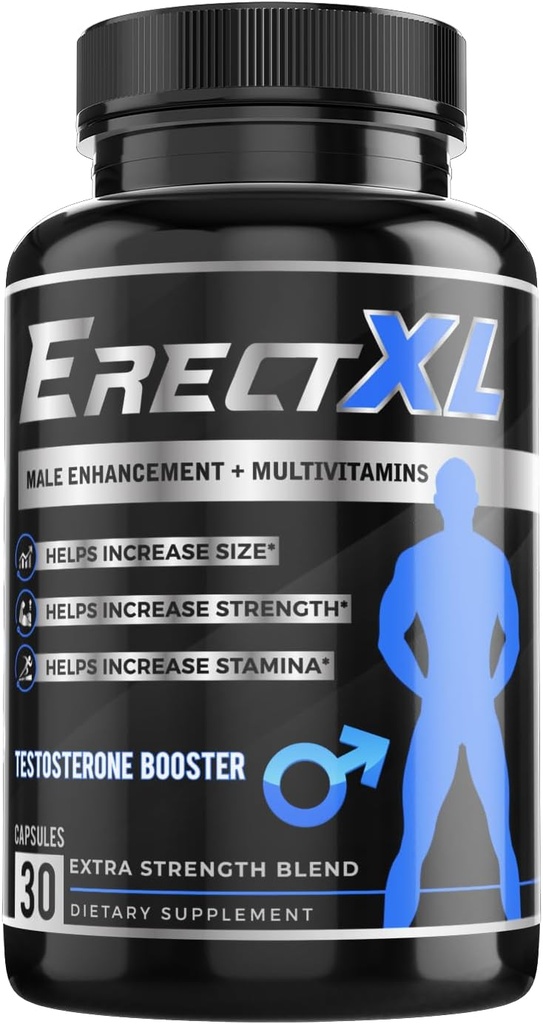 Prestazioni maschili + MULTIVITAMINA – Aumentare la dimensione, resistenza, Stamina | Ossido nitrico & Testosterone Enhancer w/GoatWeed & MacaRoot +19 Fast Acting ingredienti naturali