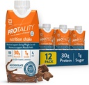 Lait Chocolat Nutrition Shake. 30g Protéines, 1g Sucre.