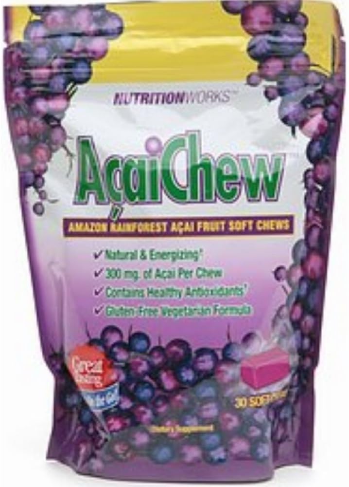 Nutrizione funziona Rainforest Acai Chews, 30-Count Bags