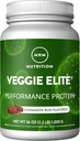 MRM Nutrition Veggie Elite Performance Protéines de Cinnamon Bun Aromatisés Protéines végétales Faciles à digérer avec BCAAs