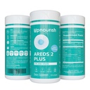 UpNourish AREDS 2 Plus Eye Vitamin Supplement, AREDS 2 Zink freie Formel mit Lutein, Zeaxanthin, Saffron, Astaxanthin & DHA - 120 softgels