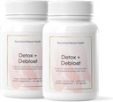 Santé Naturelle Nourri Detox + Debloat - Lait Thistle & Dandelion Supplément végétalien pour les femmes - Bloating Relief & Digestion Support - 120 Capsules
