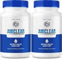 rize labs - Amiclear Dietary Supplement Capsules - Unterstützt gesunde Blutfluss Erweiterte Formel für zusätzliche Stärke (120 Kapseln)