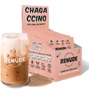 Renude Chagaccino - Chaga Pilz-Pulver, Pilz-Kaffee-Mischung mit Adaptogenen, natürliche Energie und Immununterstützung, Vegan, Keto, Zero Calorie Pilz-Mischpulver - 10 Portionen
