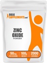 BulkSupplements.com Zinkoxid-Pulver - Zinkoxid-Ergänzung, Mineral-Ergänzung für Immununterstützung - Glutenfrei, 50mg pro Servierung, 250g (8.8 oz) (Pack von 1)