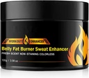 Crème chaude pour brûleur de graisse Belly, Perte de poids Sweat Enhancer Gel, Crème de combustion de graisse pour brûleur de graisse de l'estomac, Crème de cellulite Slimming et Shaping Corps, Massage de tissu profond et Muscle
