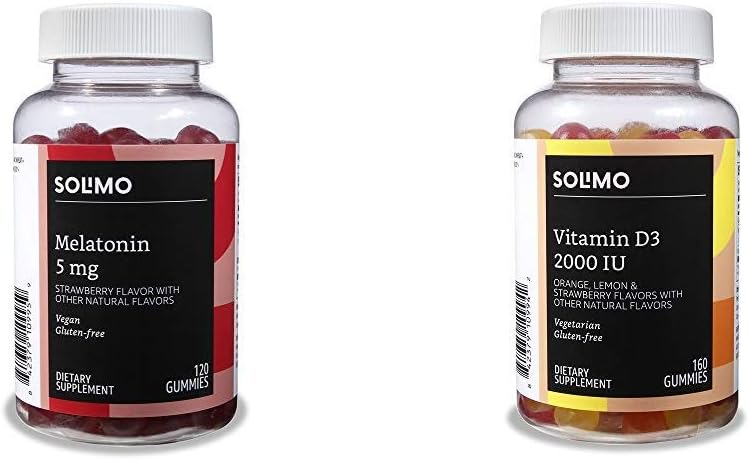 Bases Melatonine et vitamine D3 Gommies Bundle (2 paquets)