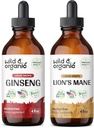 Tintura di Ginseng naturale 4 fl oz & Lion's Mane Tincture 4 fl oz