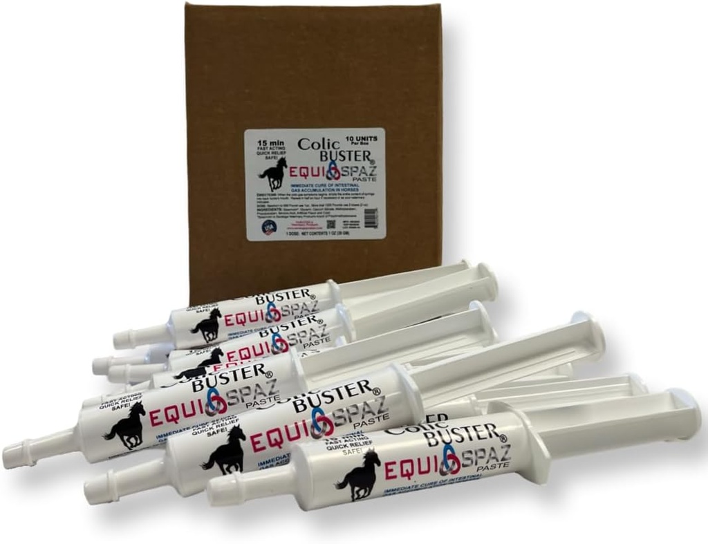 Pferde Verdauungsergänzung zur sofortigen Heilung Intestinal Gas Build-Up - Relieves Colic in 15 Minuten von Saratoga Veterinary Product (10 Packs)