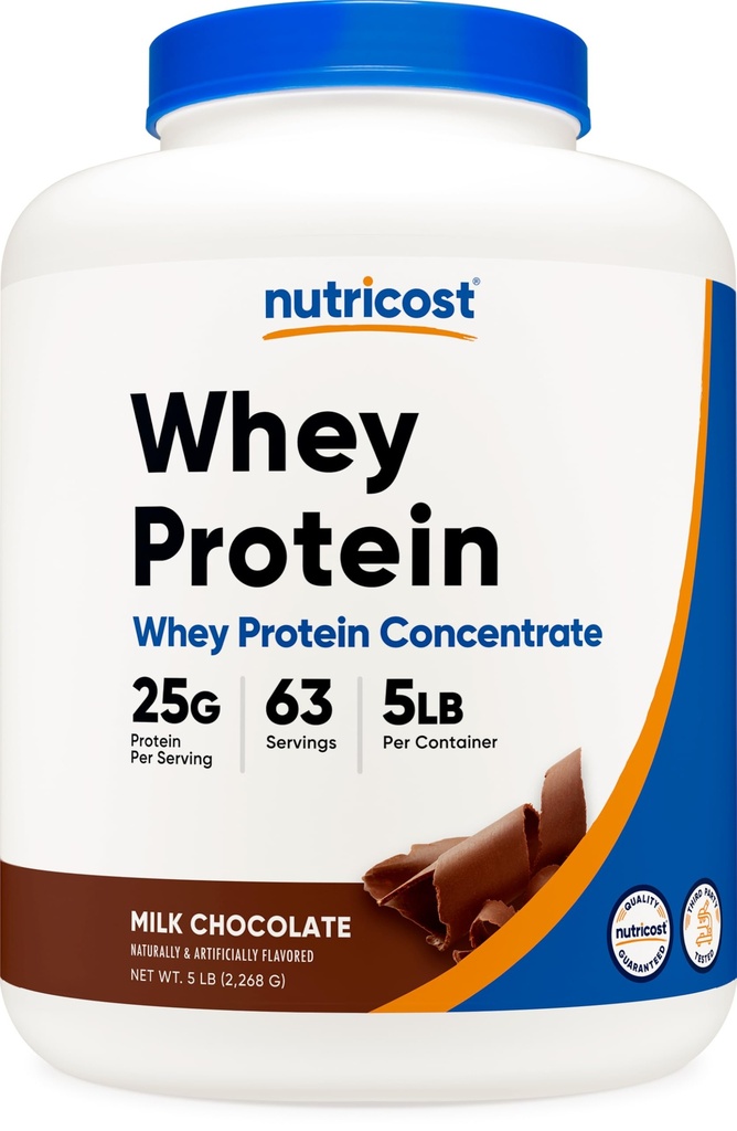 Concentrato di proteine del siero di Nutricost (Chocolate) 5LBS